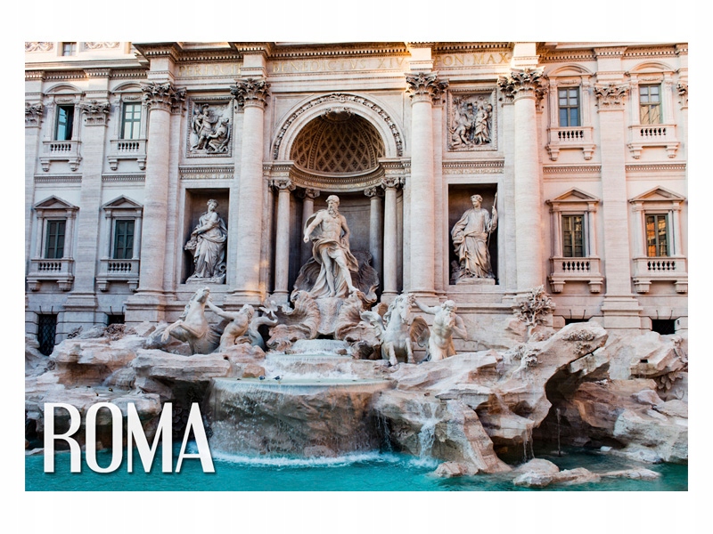 

Rzym Fontanna di Trevi Magnes na lodówkę