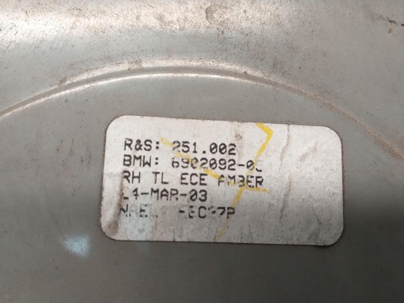 LAMPA PRAWA TYLNA TYŁ BMW X5 E53 Typ samochodu Samochody osobowe