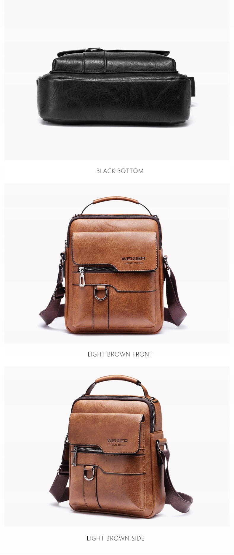 TORBA MĘSKA POLO WEIXIER SKÓRZANA Materiał dominujący skóra naturalna