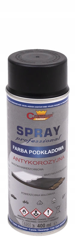 

Farba Spray Podkładowa 400ml RAL9011 Czarna