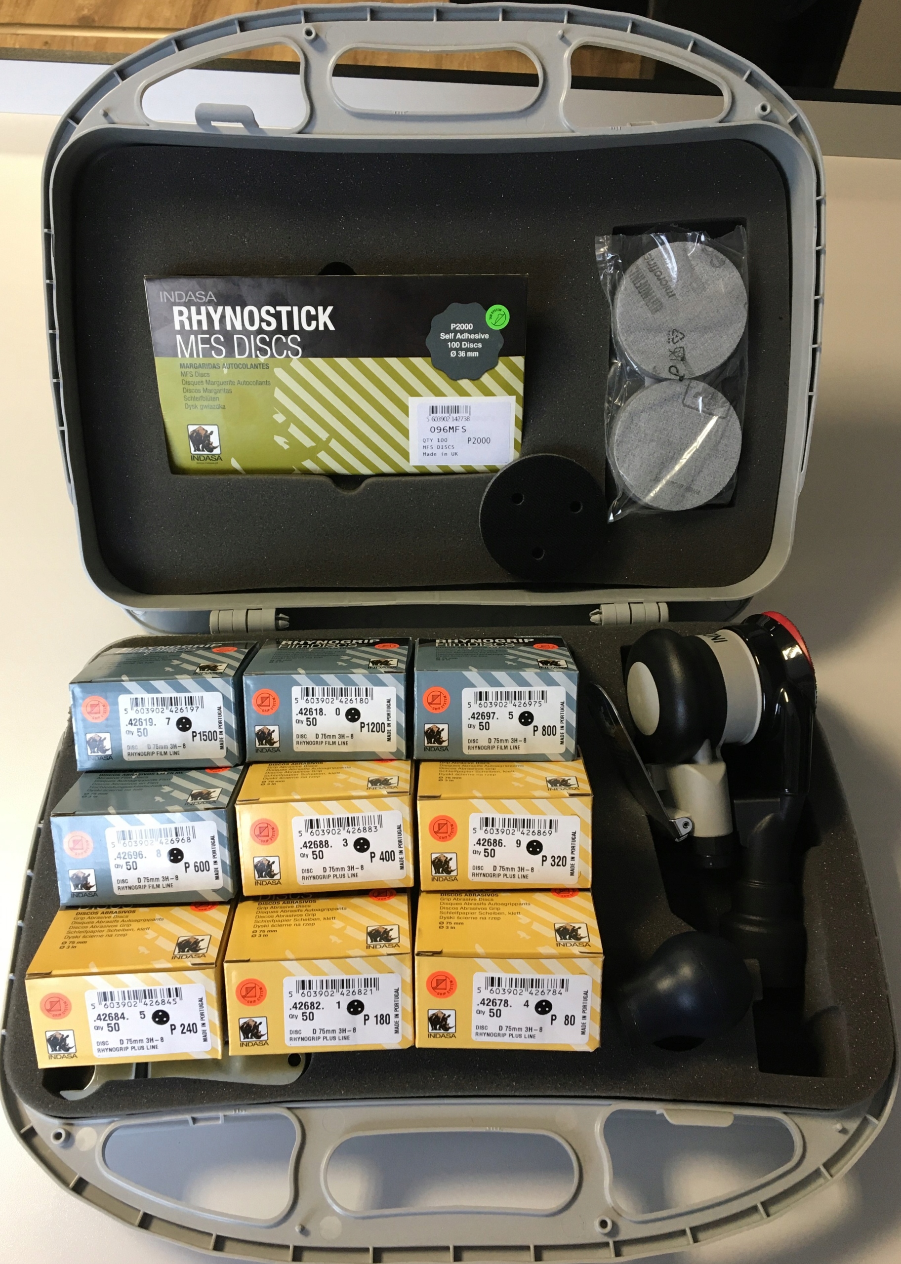 INDASA ZESTAW DO PUNKTOWYCH NAPRAW LAKIERNICZYCH