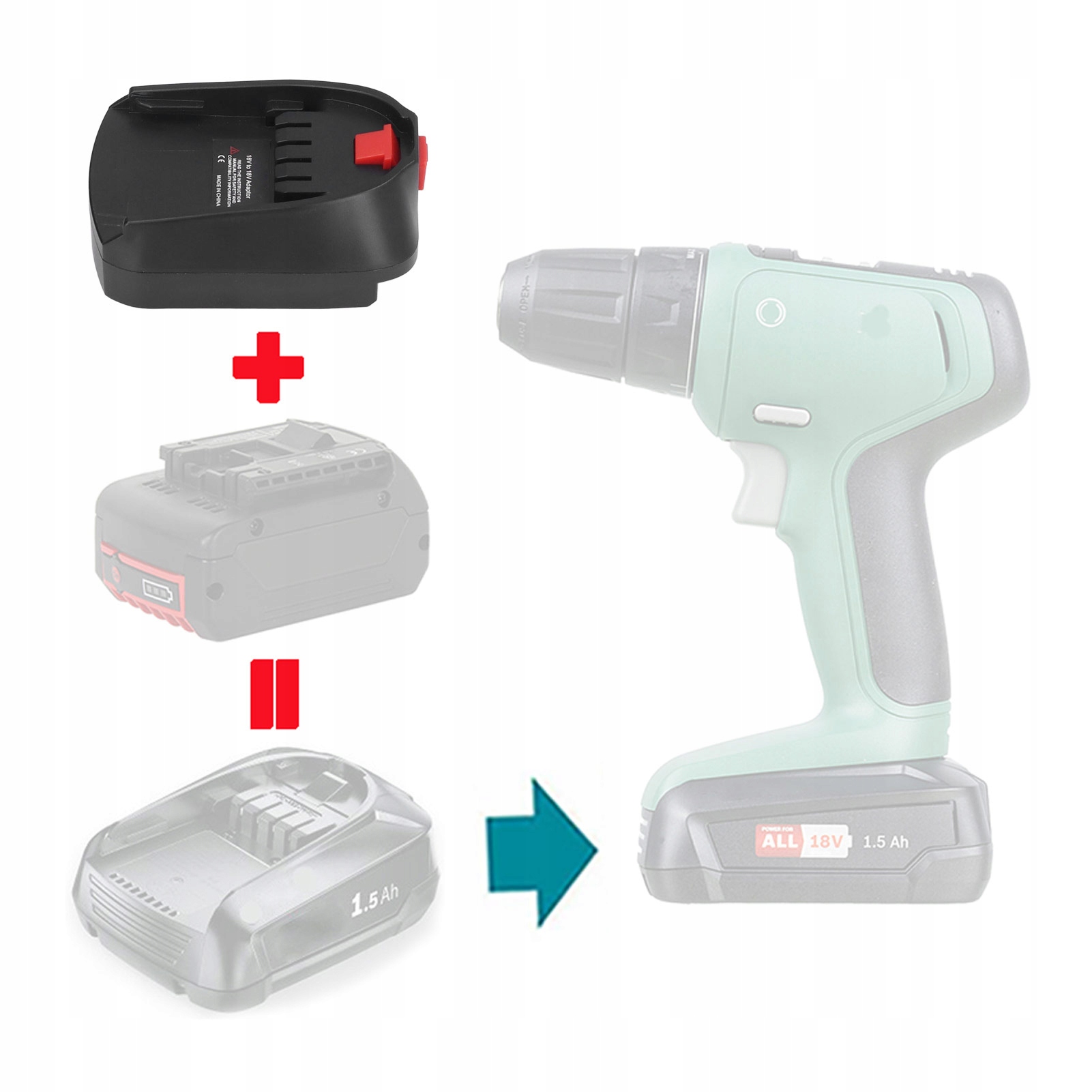 Konwerter akumulatorów Bosch 18V BAT618 Marka bez marki