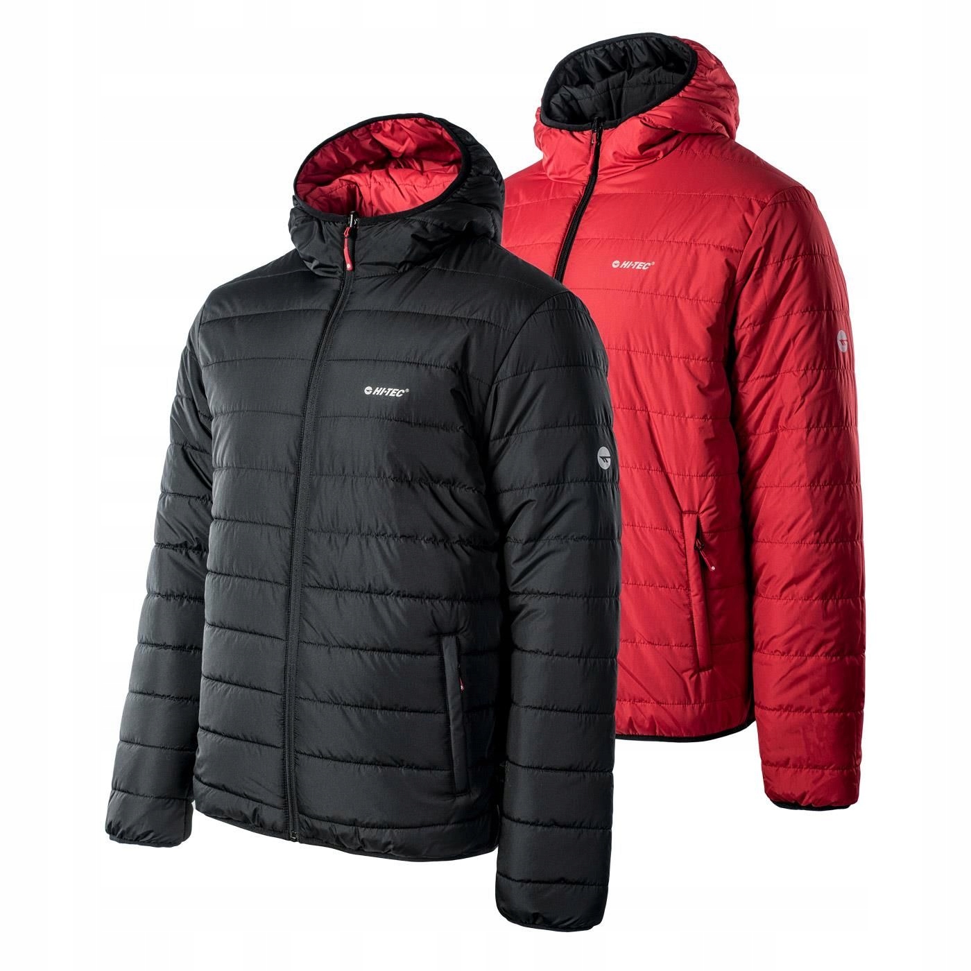 

Kurtka dwustronna Hi-Tec Halden Black/salsa XXXL