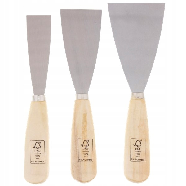 

Zestaw 3 szt. szpachli Szpachle 3cm 5cm 7cm