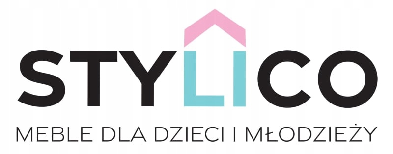 Szafka nocna róż/biały POŁYSK Kolekcja Roxana