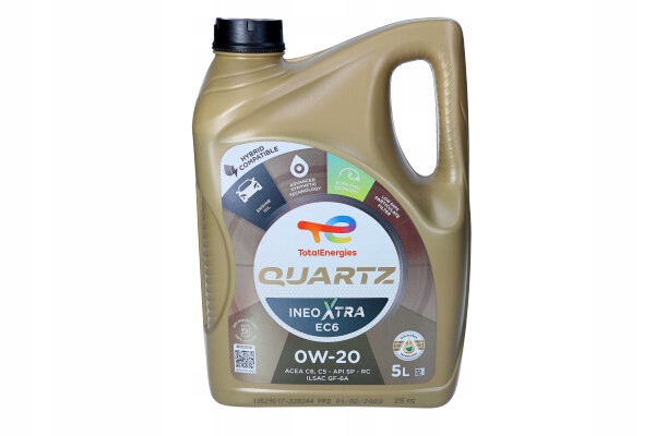Olej Total 0W20 5 l Ineo Quartz Xtra EC6 C5