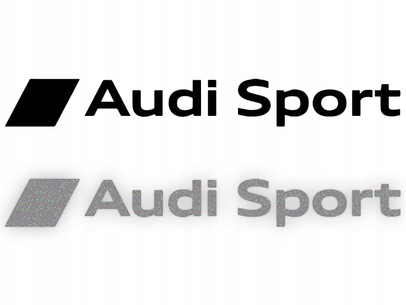 Naklejka AUDI SPORT na samochód na auto - ODBLASKO