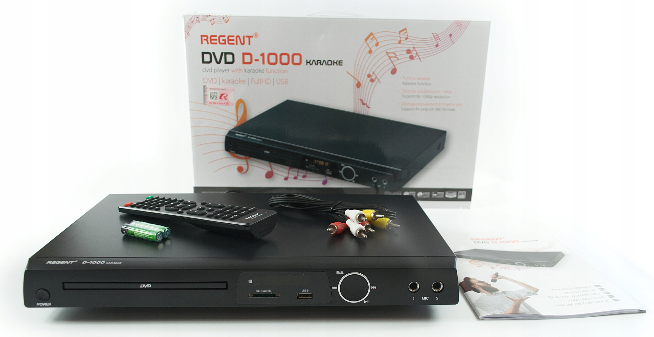 Odtwarzacz DVD Ferguson USB diVX Full HD 1920 1080
