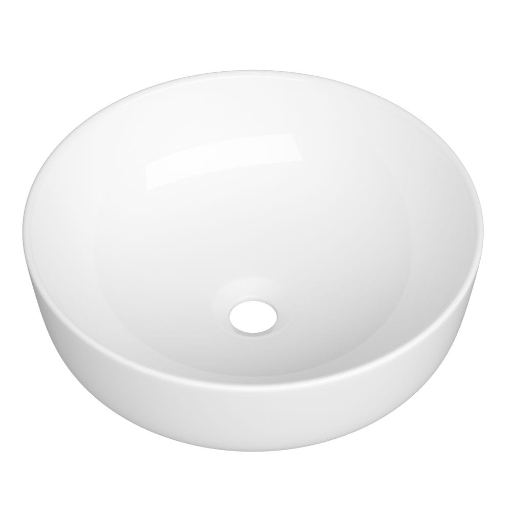 Bona umyvadlová deska kulatá bílá Gamma
