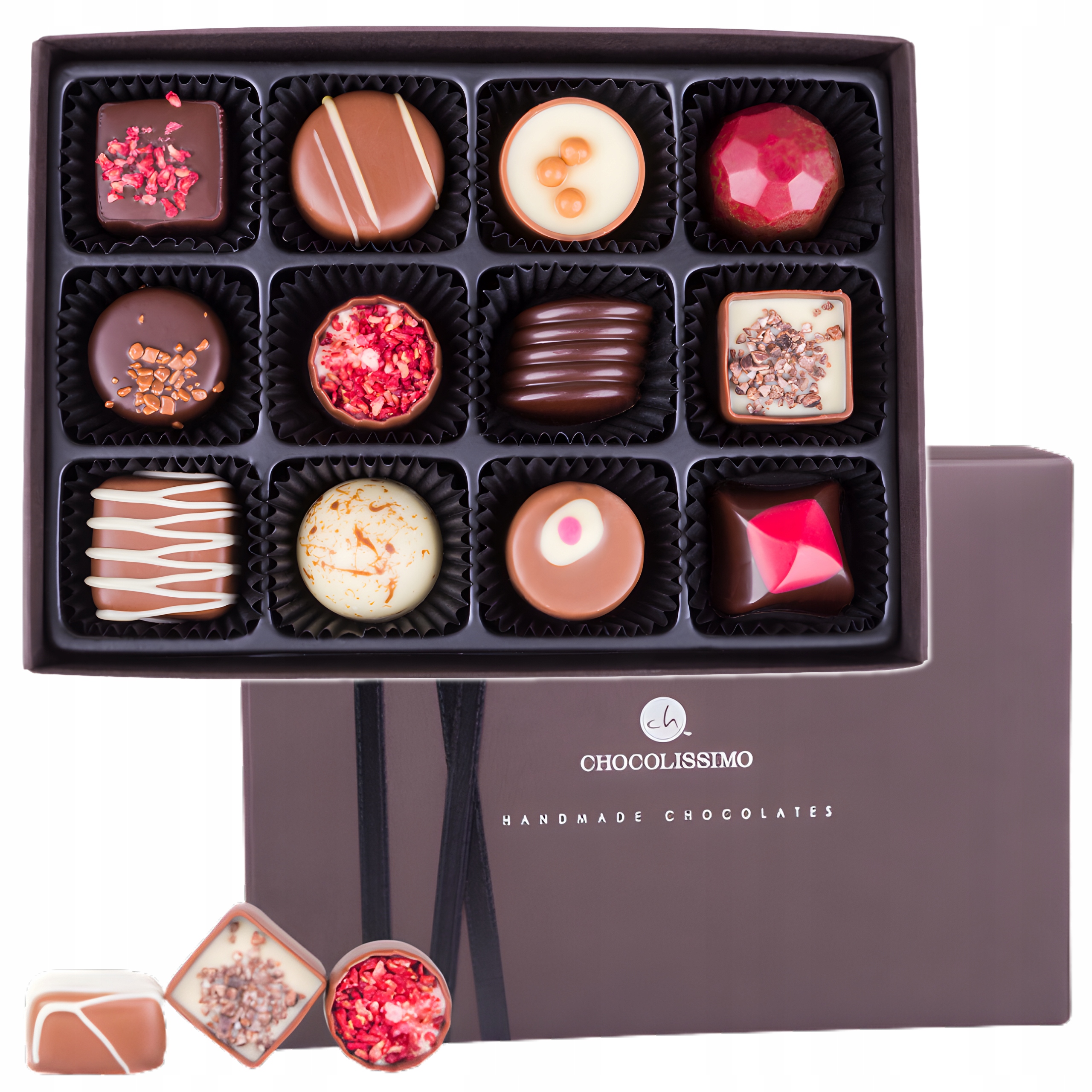 na Urodziny Imieniny czekoladki Praliny Belgijskie słodycze 150 g