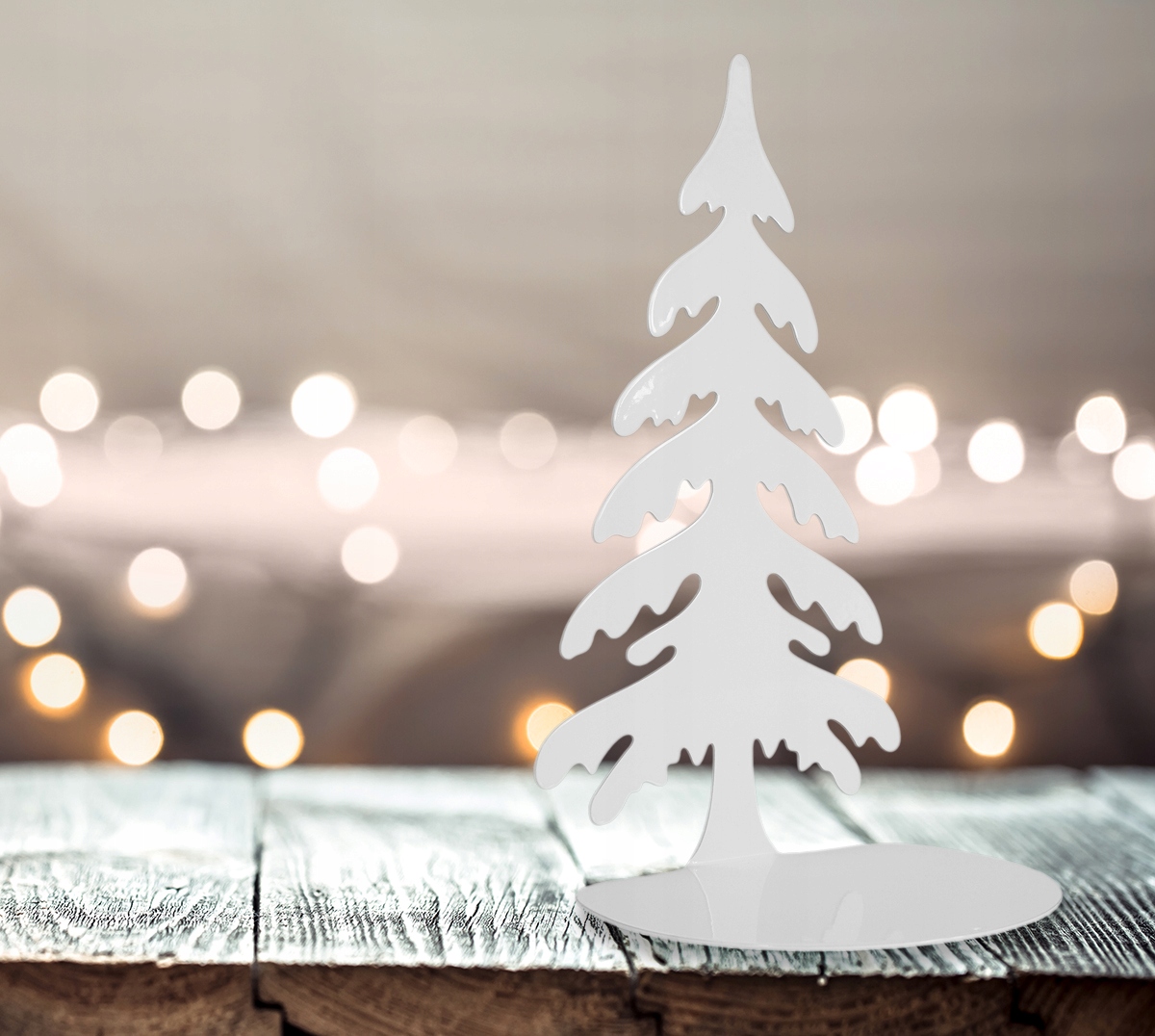 CHOINKA z metalu OZDOBA ŚWIĄTECZNA dekoracja 30cm biała Kod producenta choinka_30cm_biala