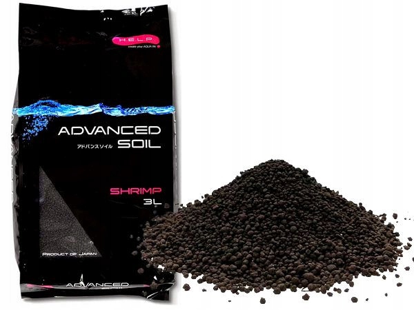 Aktivní Substrát Pro Krevety Do Akvária Granulát Pro Krevety Soil 3 L