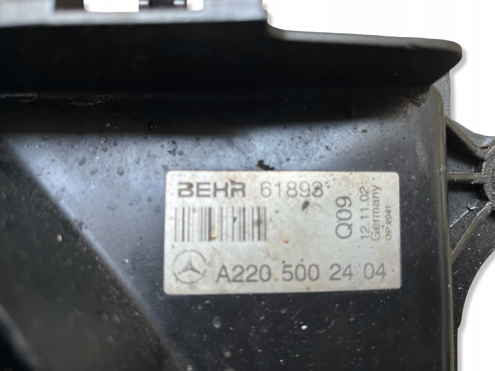 ventilátor klimatizaci Mercedes-Benz S W220 facelift 2002 A2205000293