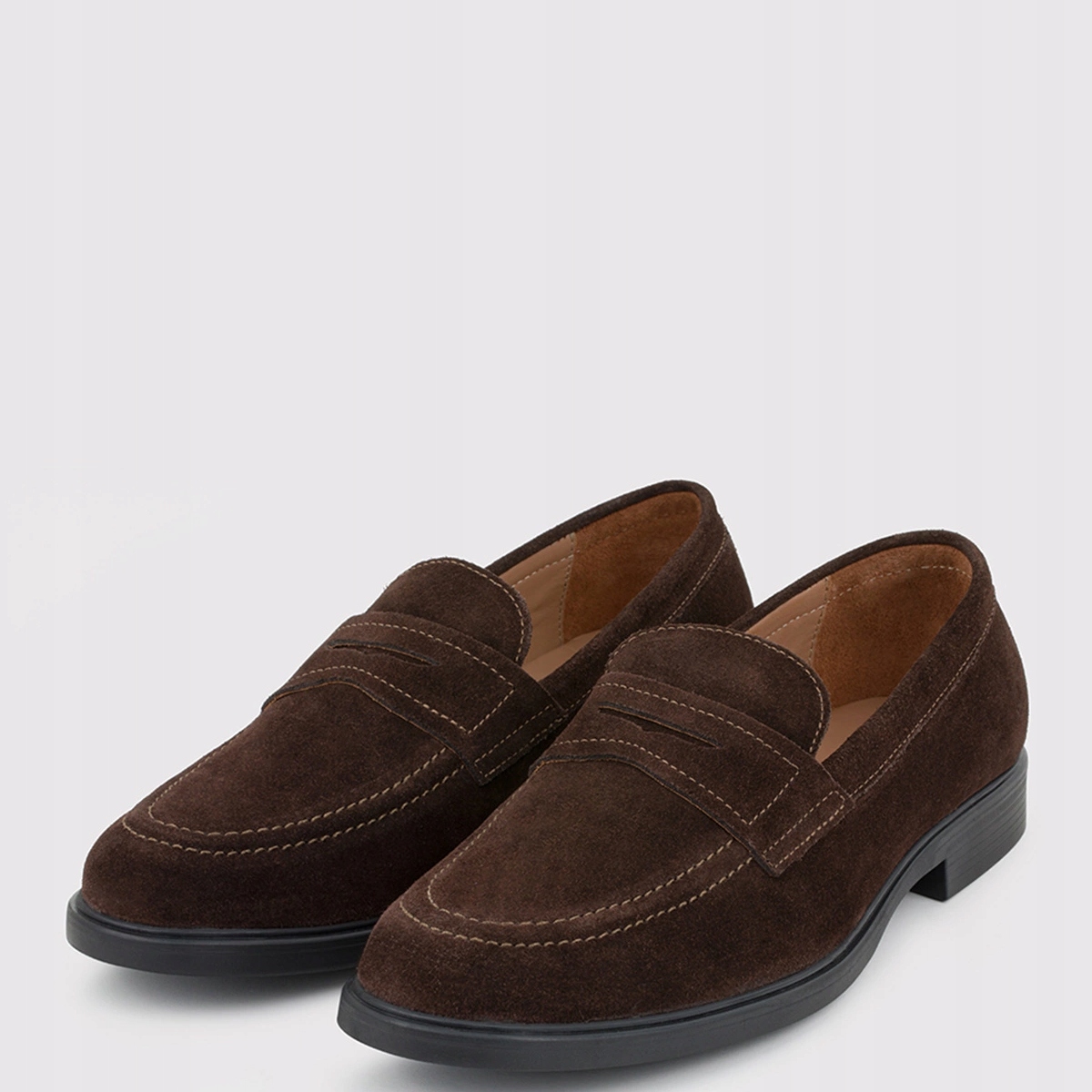 Pánské mokasíny Pako Lorente z hnědé semiše, vel 42