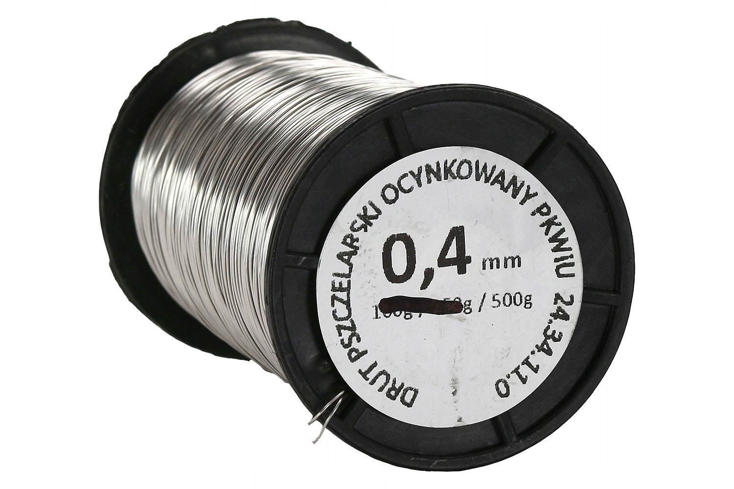 

Drut do ramek pszczelich ocynkowany 0,4 mm 500g