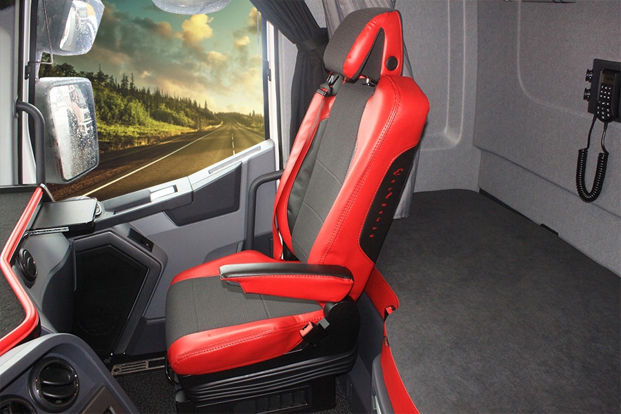 POKROWCE SIEDZEŃ TIR RENAULT T SKAJ ECO SKÓRA Typ pokrowiec