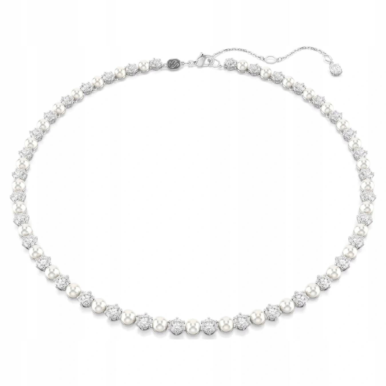 Naszyjnik Damski Swarovski 5689623 Matrix Tennis Z Kryształkami I Perłami