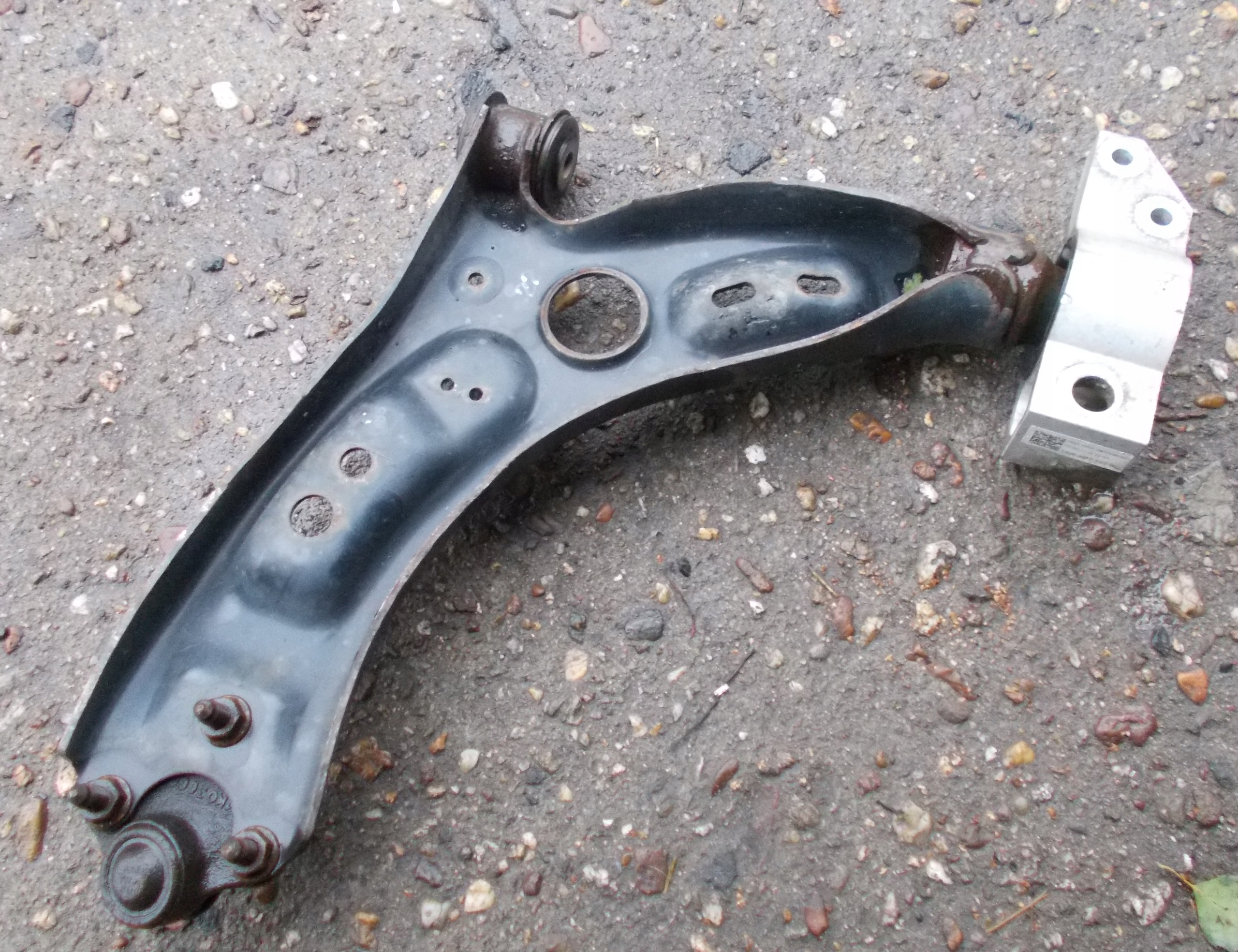 VW GOLF VI CABRIO 1.4 TSI 11R arm right front 1K0407152BC