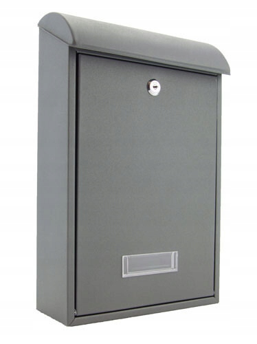 SKRZYNKA NA LISTY A4 OGRODZENIE CIEMNY GRAFIT MAT MATOWA GRAFITOWA