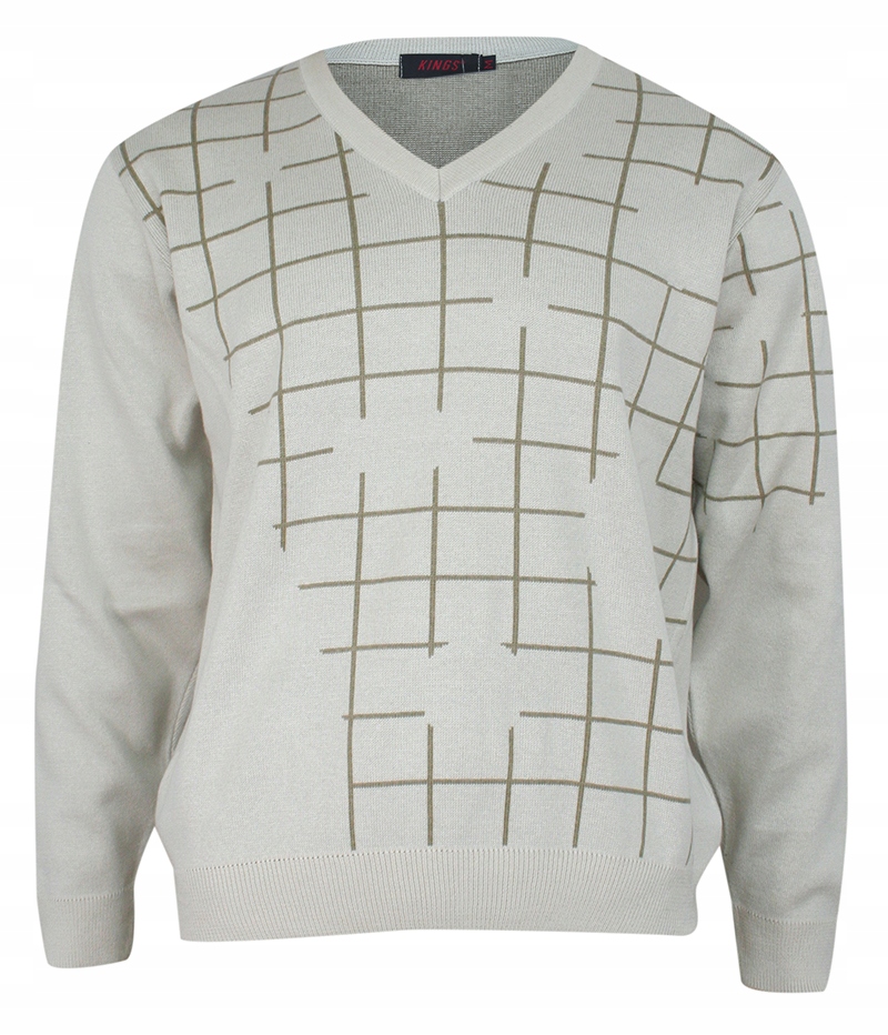 Béžový pánský svetr se srdíčkem -kings- M