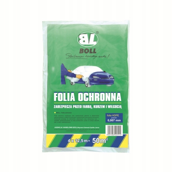 FOLIA OCHRONNA HDPE "BOLL" 4M X 12,5M