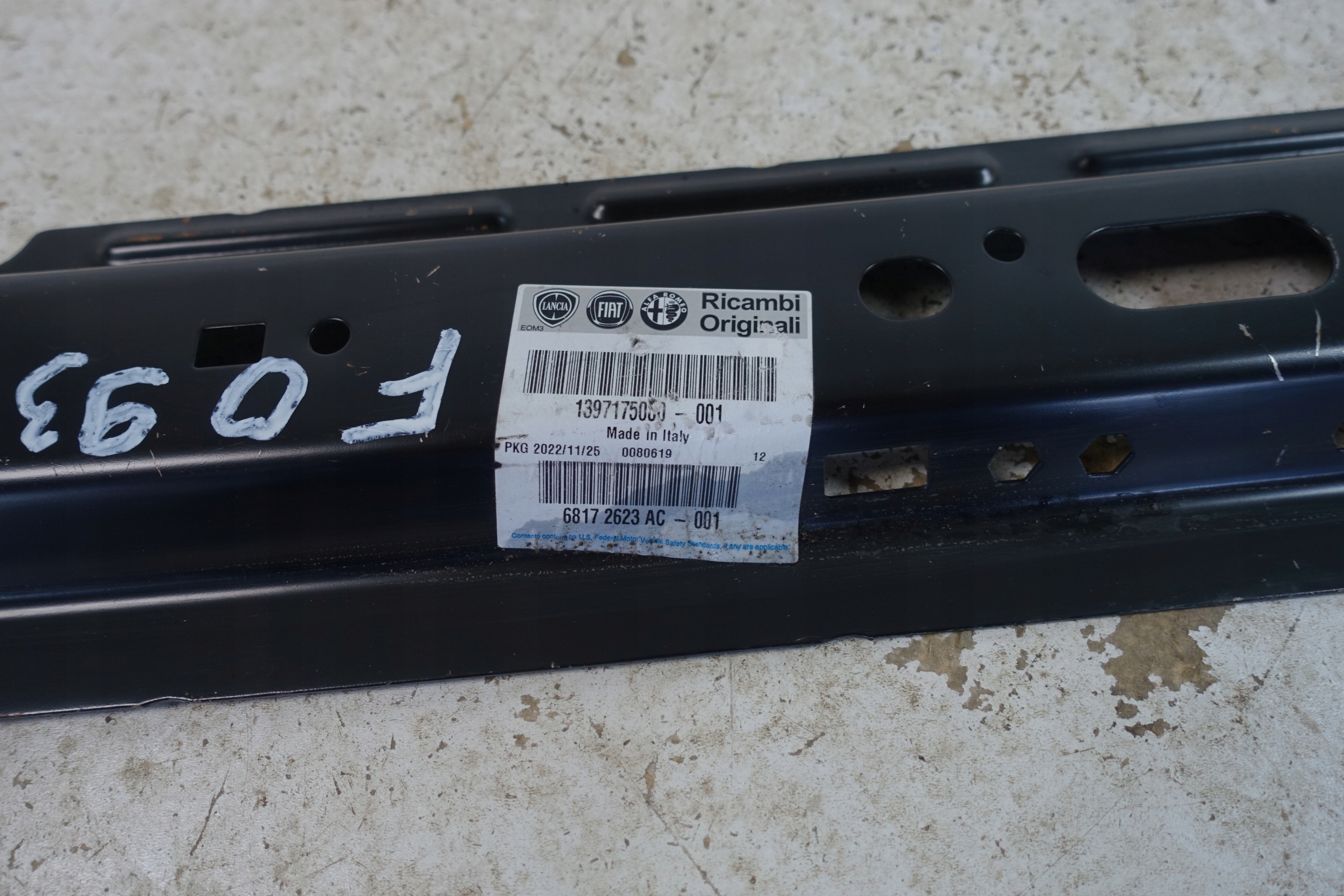 FIAT DUCATO 2014- Console Support plaque Tôle 1649788980