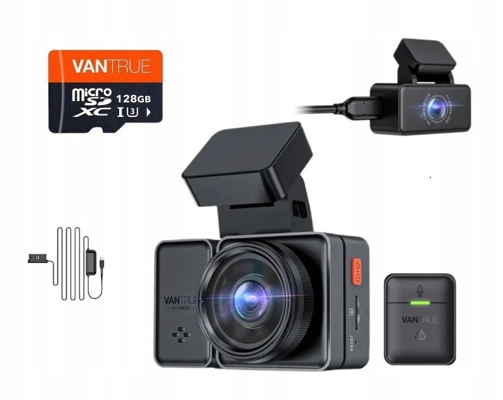 

Vantrue E2 Wifi Pilot Komendy +128GB +OBD2 adapter
