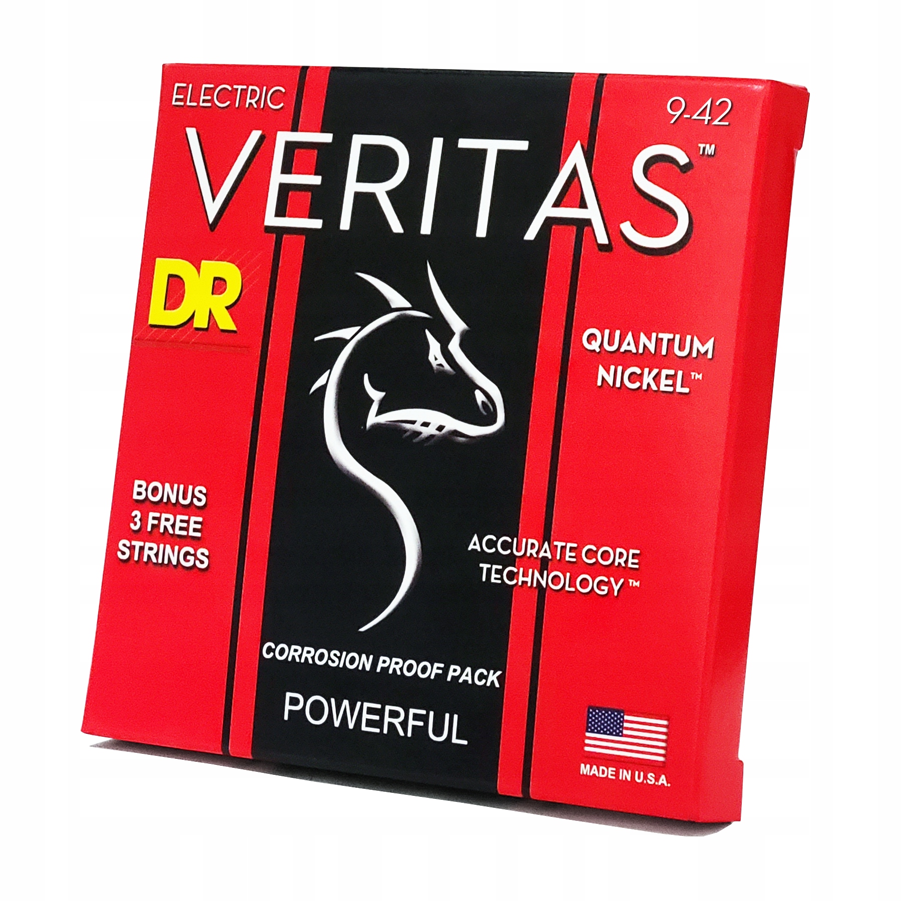 Struny do gitary elektrycznej Dr Veritas 9-42