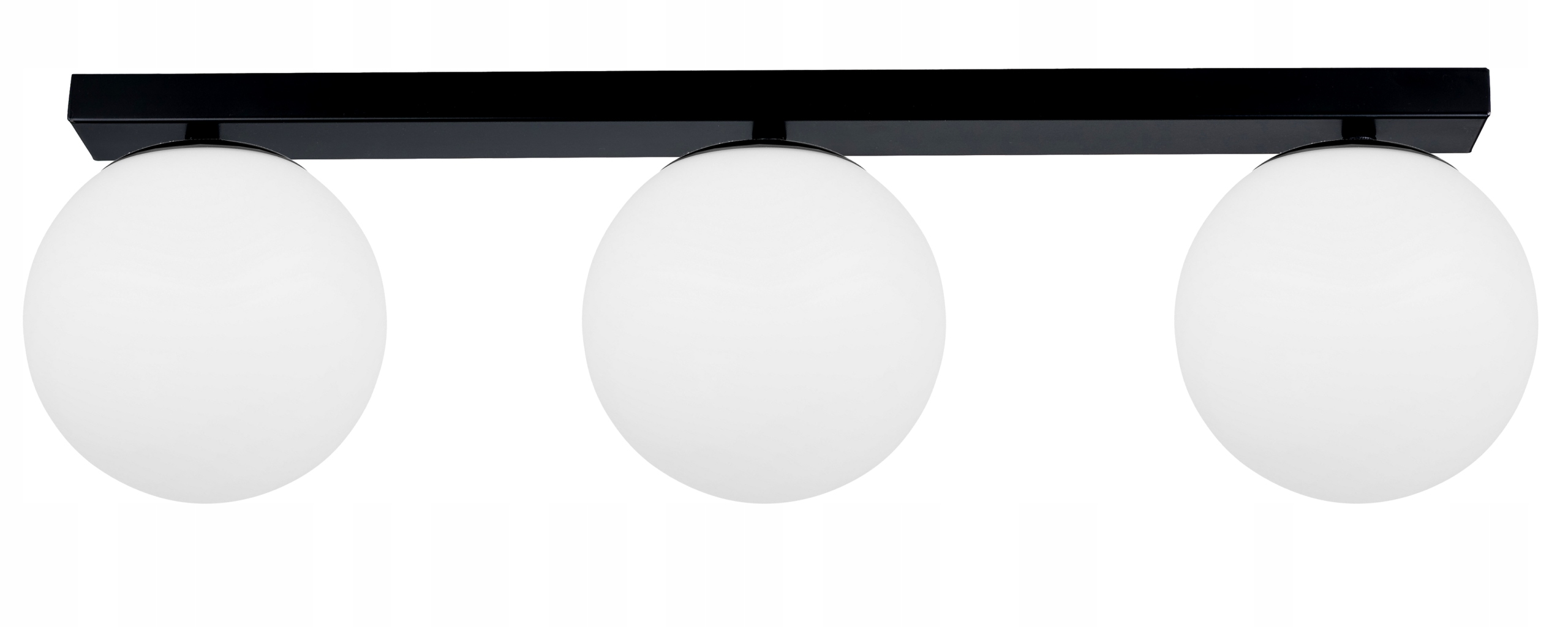 Lampa Wisząca Plafon Żyrandol Sufitowy Loft Szklany Klosz Kula Na 3 Led E27