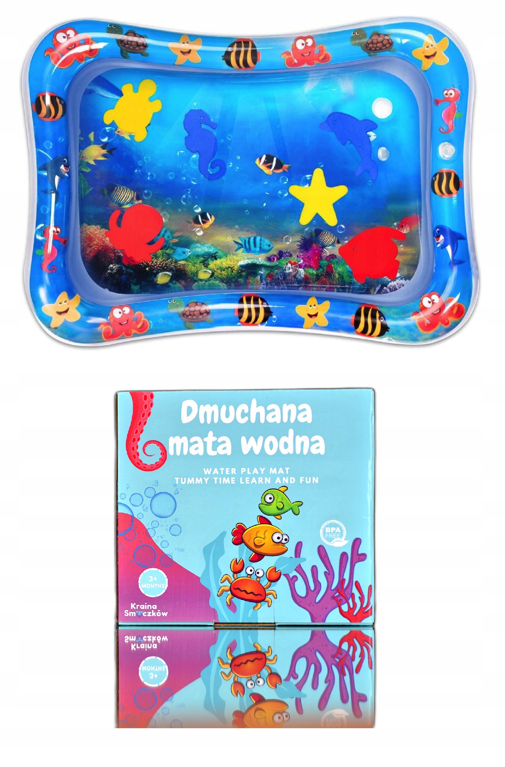 

Dmuchana Mata Wodna Dla Niemowląt Sensoryczna 3+