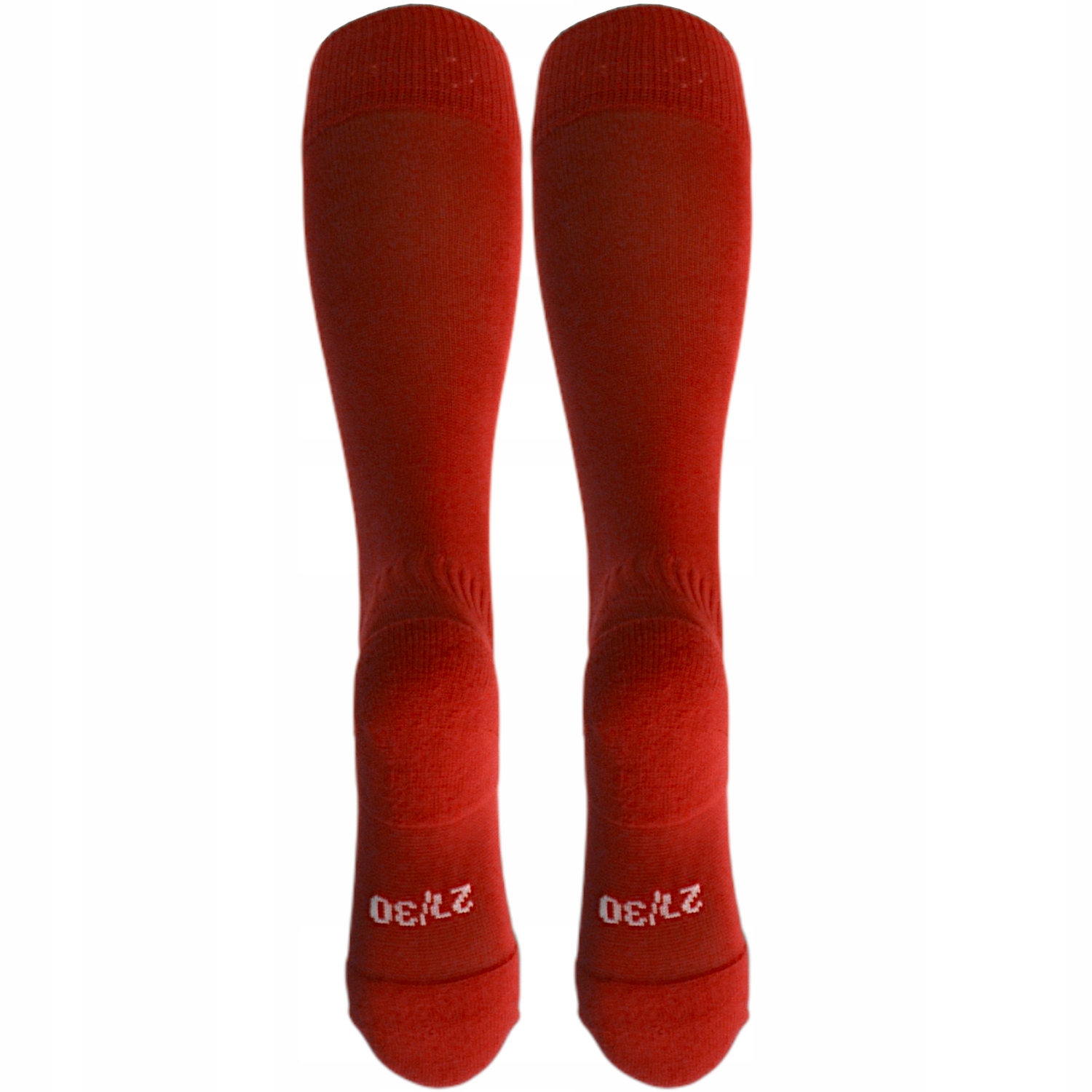 Skarpety Kipsta getry piłkarskie czerwone 27/30 Kolor czerwony