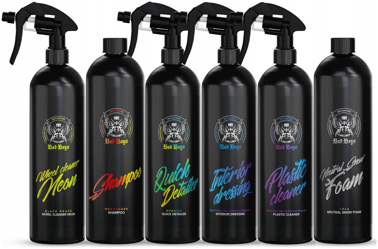 RR Customs RRC Bad Boys Mega Zestaw Kosmetyków Do Auta Detailing Prezent