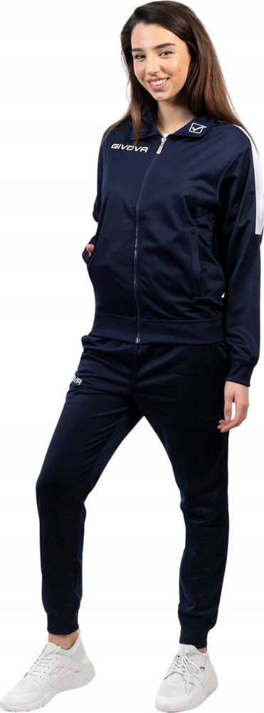 Teplákovka Givova Tuta Revolution Granátově Bílý TR033 0403 r L