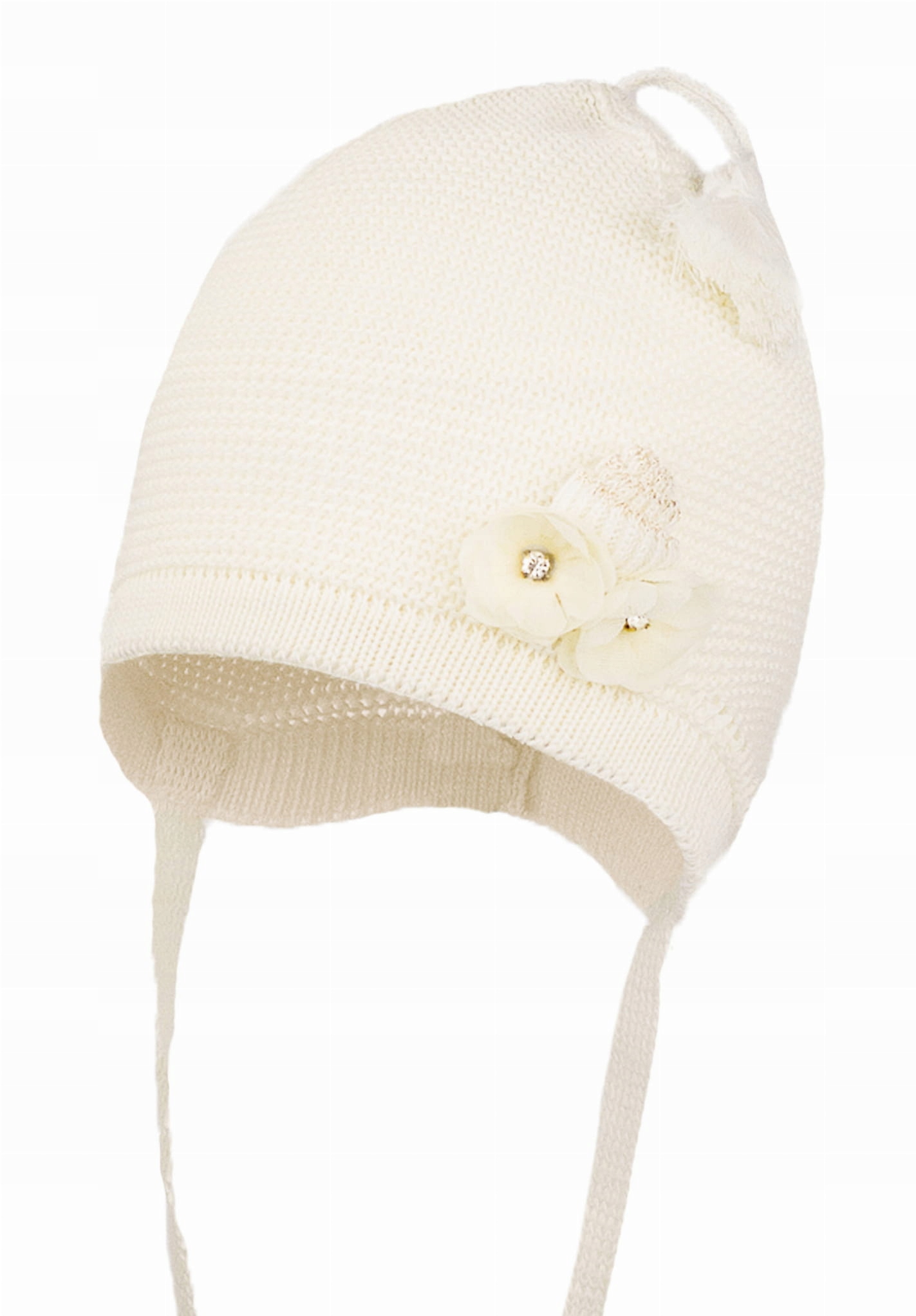 JAMIKS BRITTEN czapeczka do chrztu dla dziewczynki [Rozmiar 40cm.]