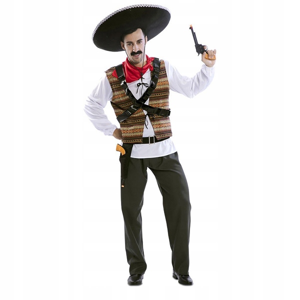 Kostým Mexičan Pánský Převlek Pro Muže Karneval M/L