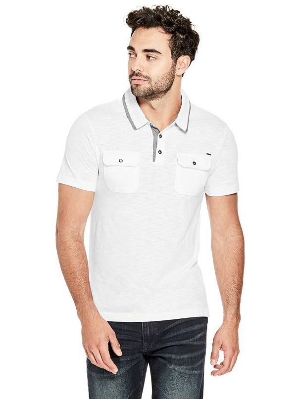 Guess polo tričko Tristan Slub Polo M