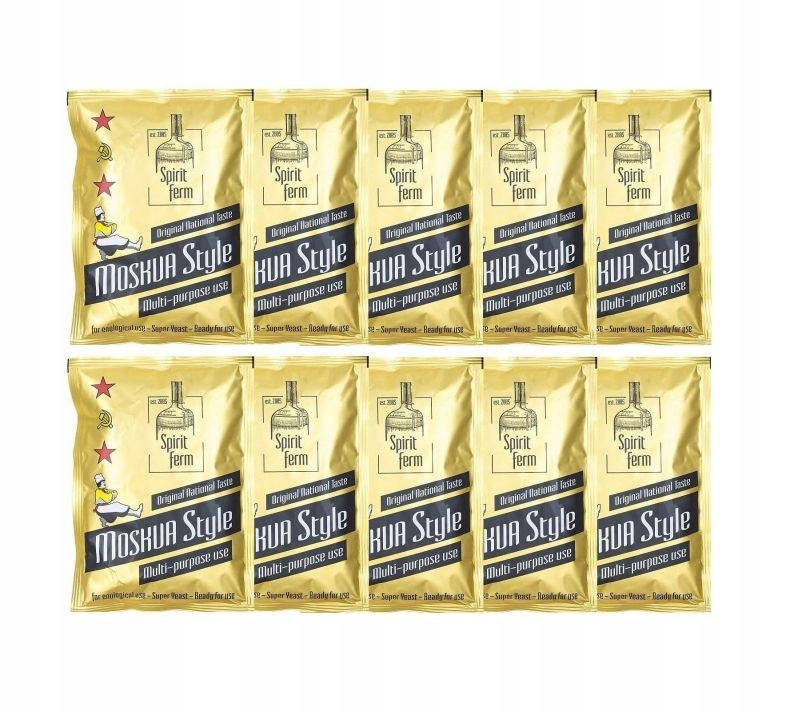 Levně Lihovarské kvasnice SpiritFerm Moskva Style 10 Ks