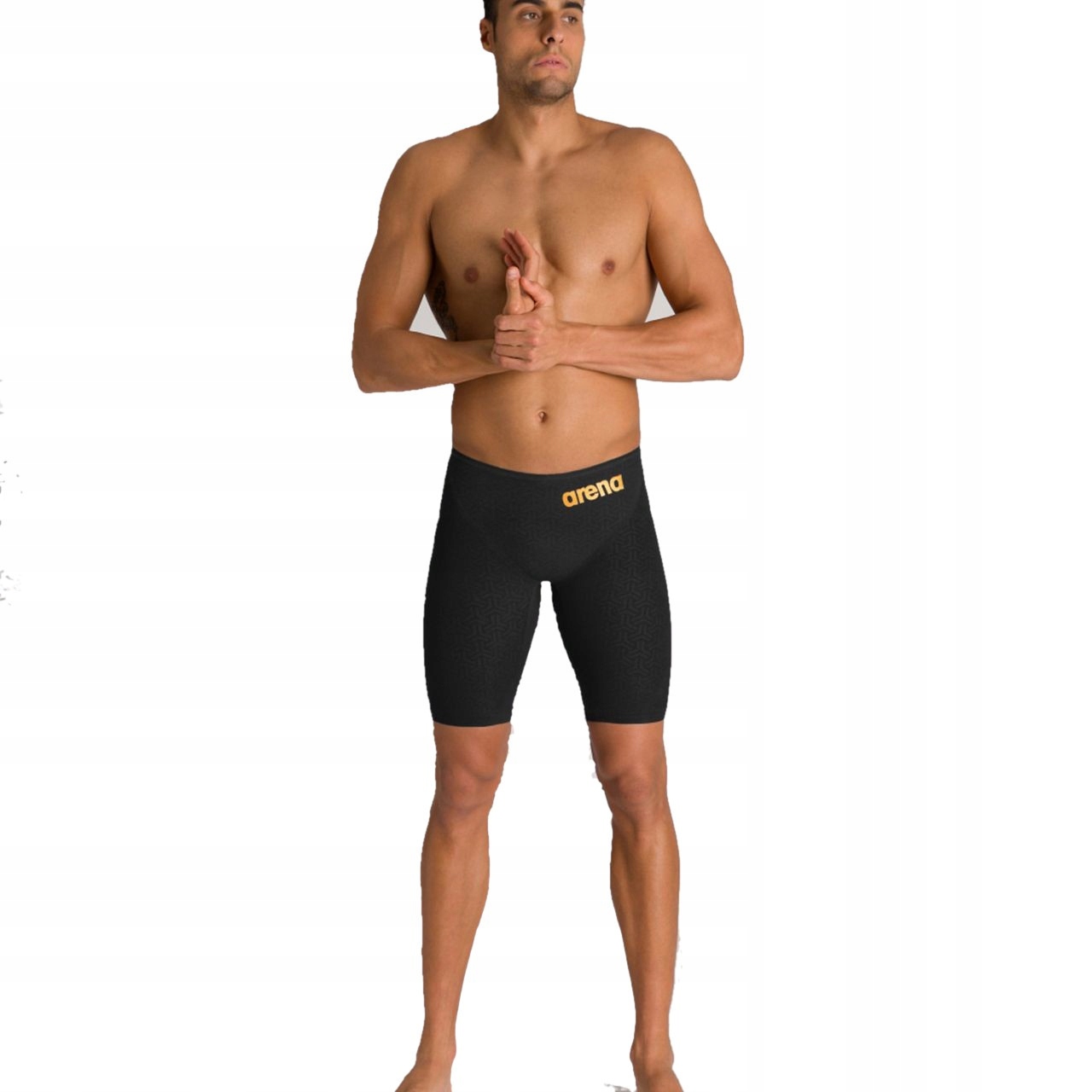 Strój startowy Arena M Pwskin Carbon Glide Jammer UK28 Black-gold