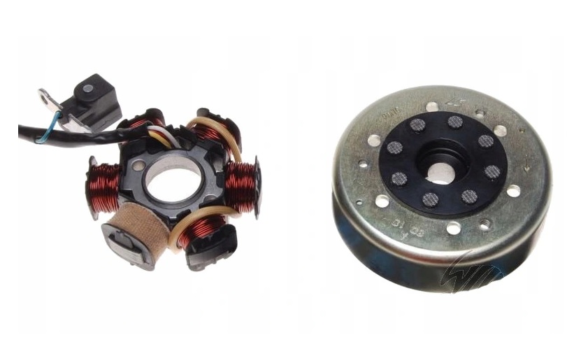 MSRCR9416.133587 - СТАТОР ИСКРООБРАЗОВАТЕЛЬ 6 КАТУШЕК + МАГНИТНОЕ КОЛЕСО