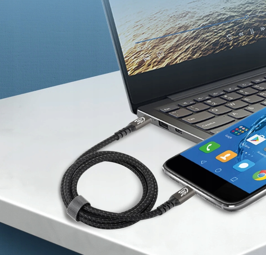 KABEL USB-C 40Gb THUNDERBOLT 4 240W 8K 60Hz 100CM 1m Oplot Kod producenta USBC4002/1M