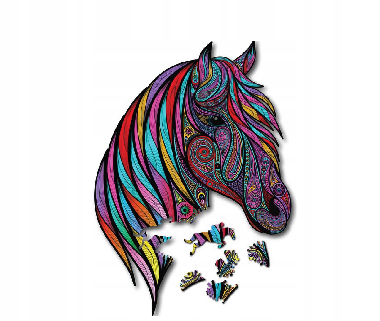 

Puzzle Drewniane dla dorosłych Koń M