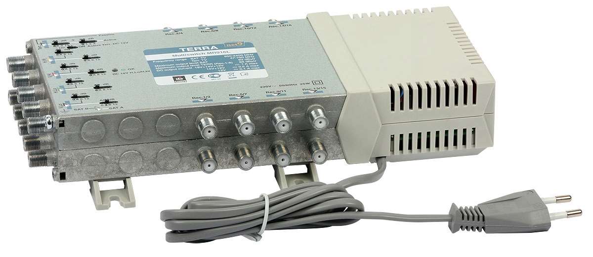 Multiswitch 9/16 TERRA MR-916L AKTYWNA TV NAZIEMNA