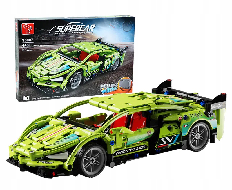 

Klocki Techniczne Supercar Auto Sportowe T3007