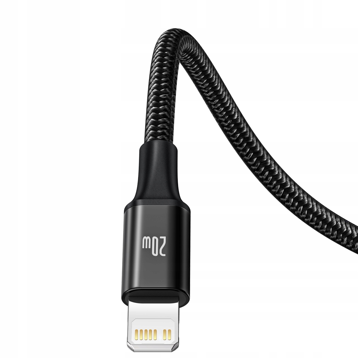 BASEUS KABEL 3W1 USB-C do LIGHTNING TYPE-C MICRO PRZEWÓD 20W PD 3.5A 1.5M Konstrukcja oplot