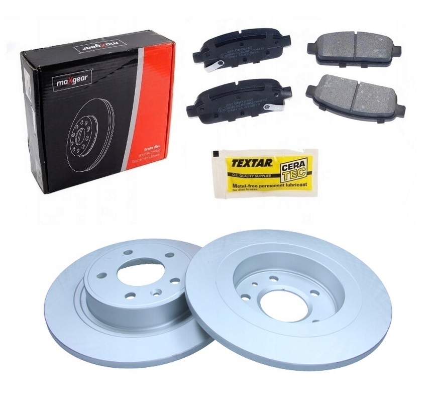 19-2331MAX - Диски + колодки задні OPEL Astra 4 IV J 292MM HQ mal