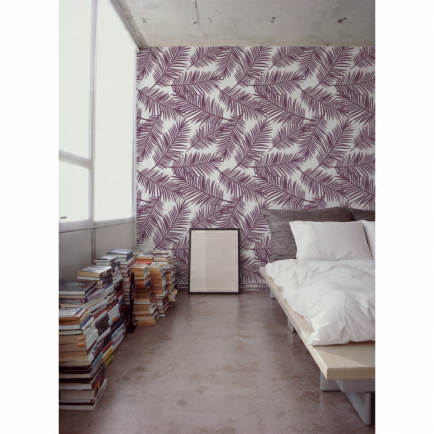

Foto tapeta samoprzylepna Śliwkowe palmy 104x70cm