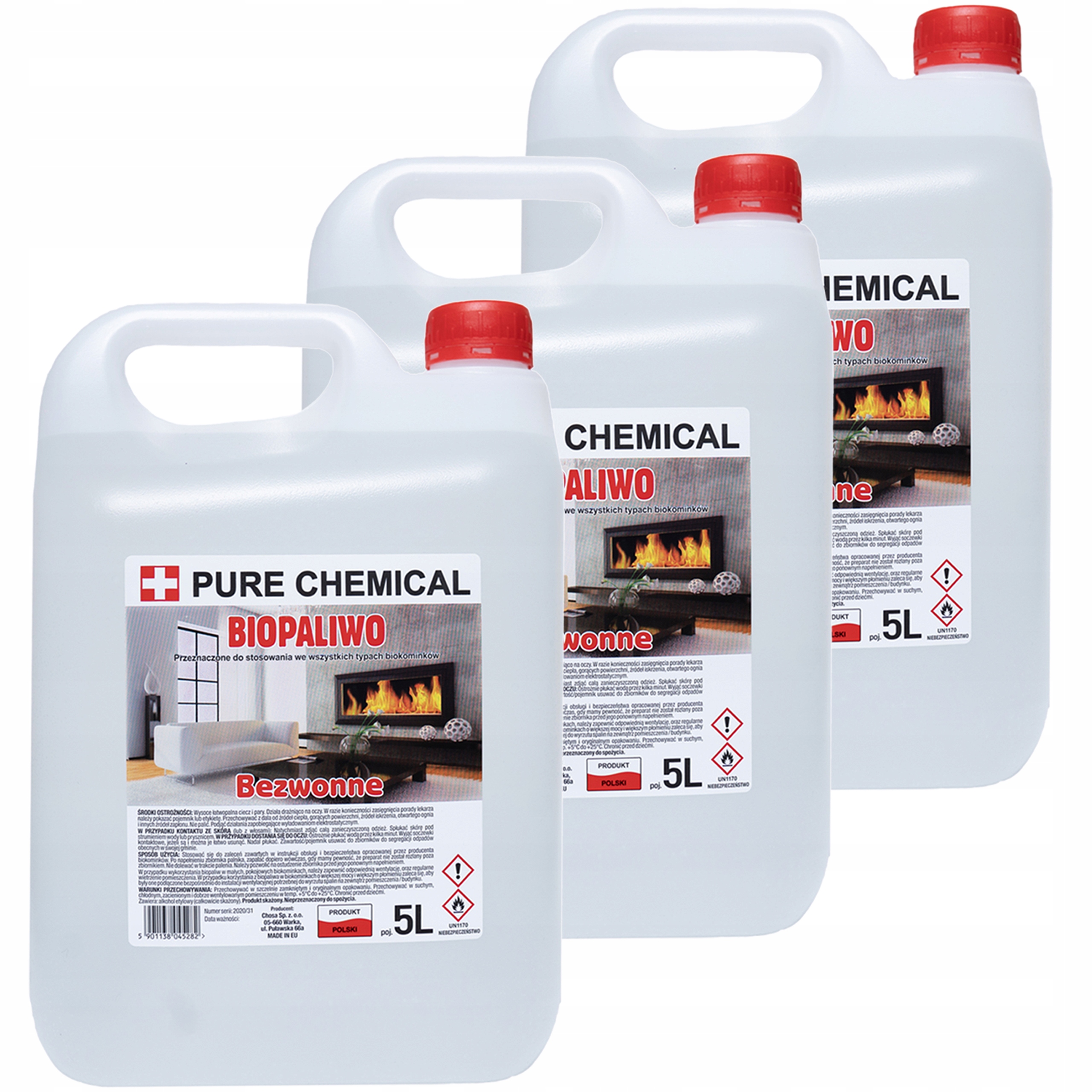 Biopalivo Do Biokimka Atest Bioetanol 15 l 3x5 l