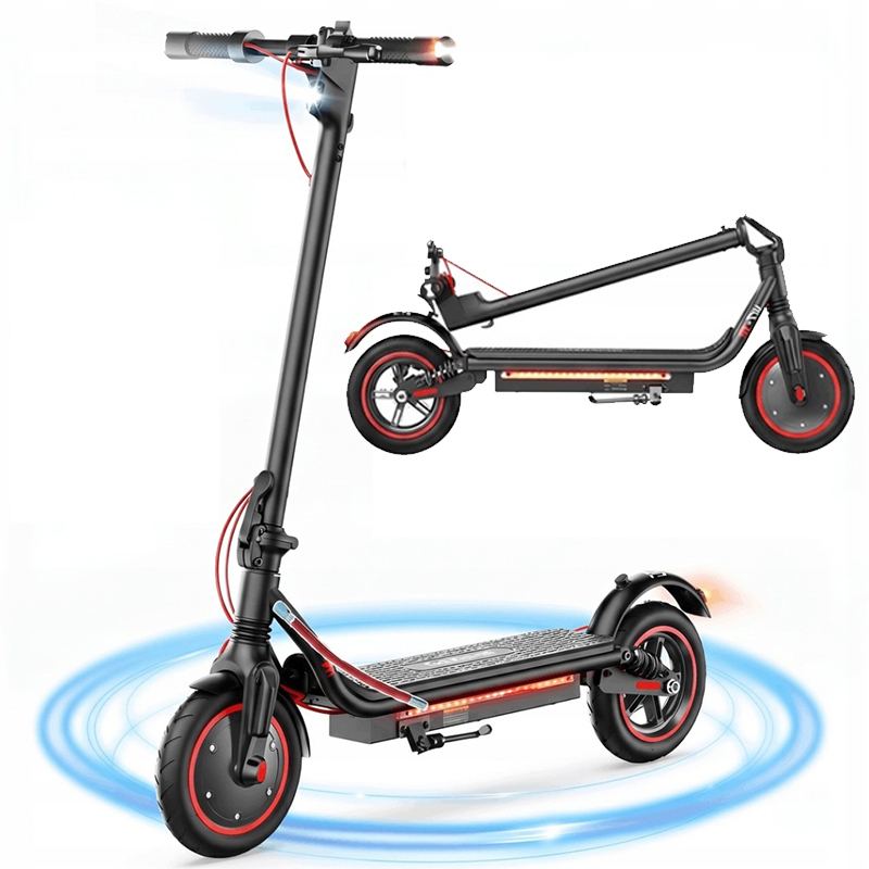 iScooter W7 Składany Pojazd Elektryczny 350W dla dorosłych Czarny App