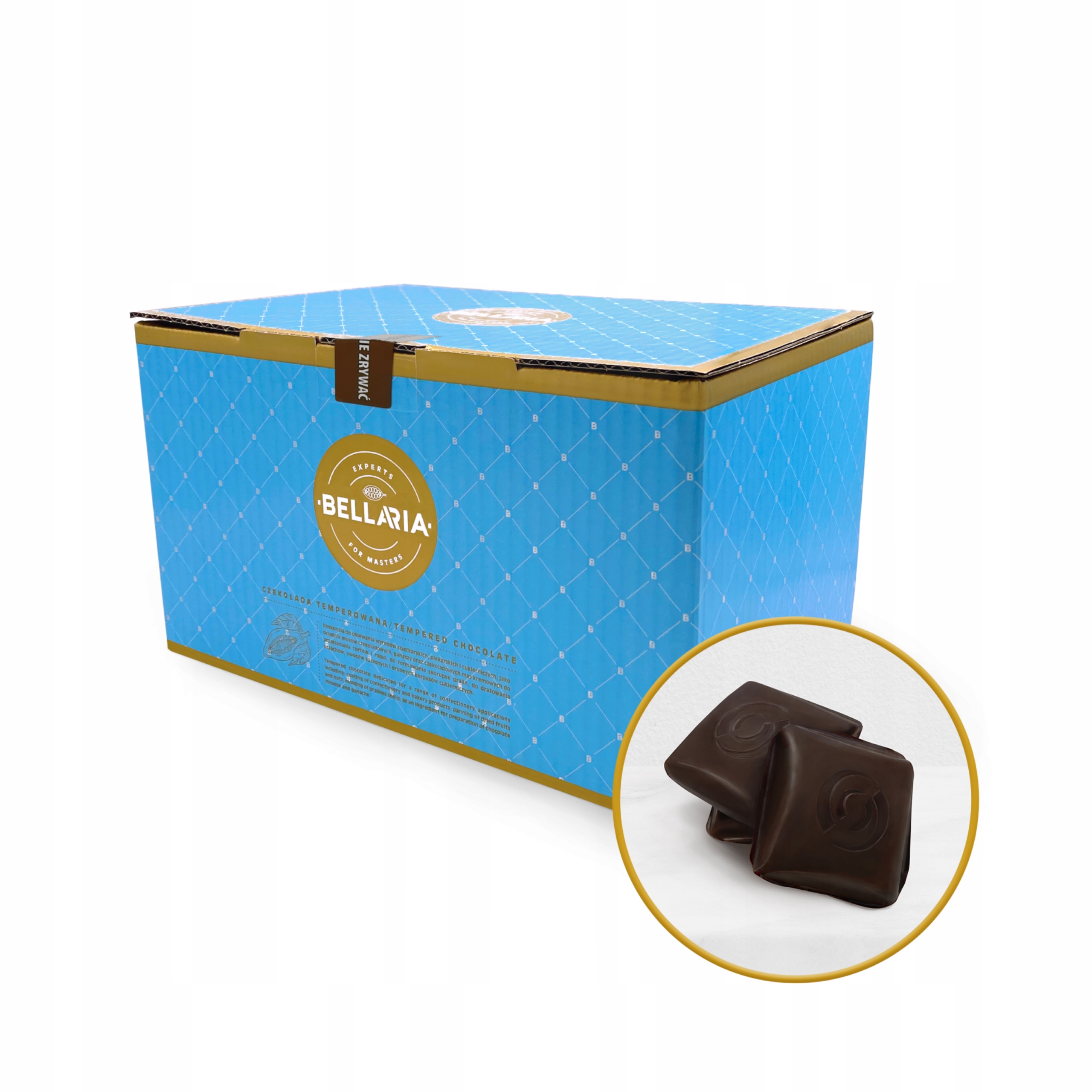 Levně Terravita Čokoláda 77% kostka karton 4 kg