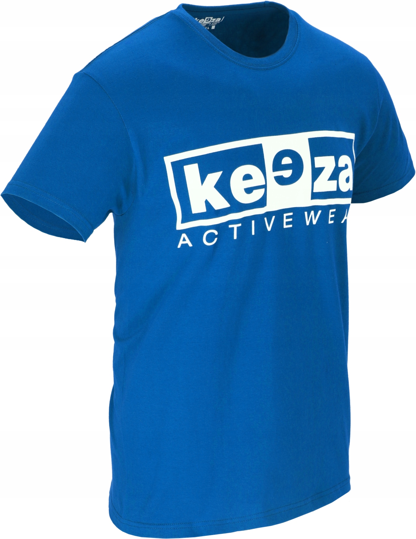 Koszulka bawełniana KEEZA niebieska r. M